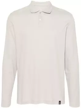 Boggi Milano рубашка поло из джерси, нейтральный цвет