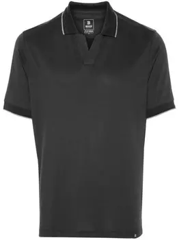 Boggi Milano рубашка поло из ткани пике, серый