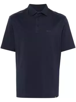 Boggi Milano рубашка поло с логотипом, синий