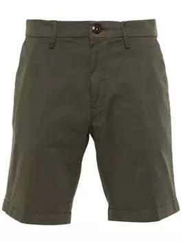 Boggi Milano шорты чинос со складками, зеленый