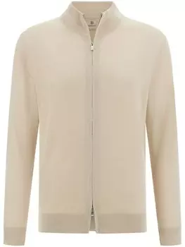 Boggi Milano свитер на молнии, нейтральный цвет