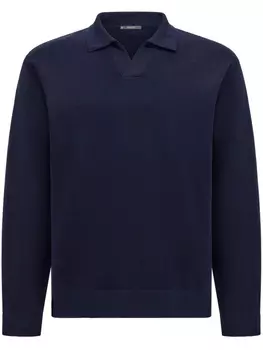 Boggi Milano трикотажная рубашка поло, синий