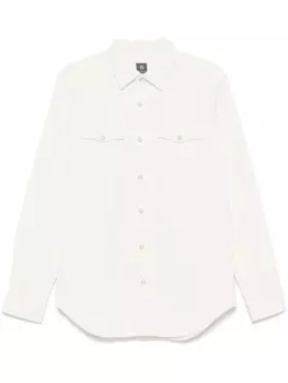 Boggi Milano вельветовая рубашка, белый