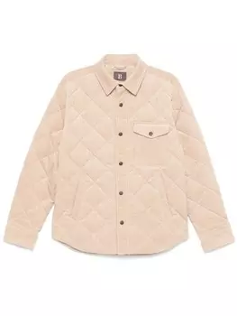 Boggi Milano вельветовый пуховик, коричневый