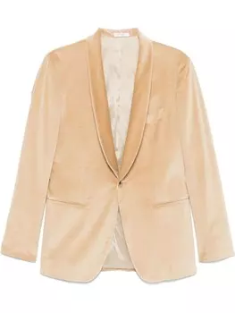 Boglioli бархатный пиджак, коричневый