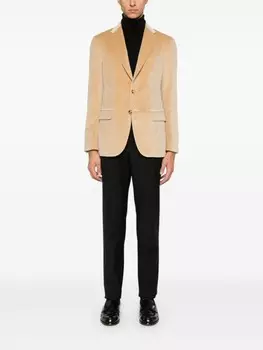 Boglioli бархатный пиджак, серый