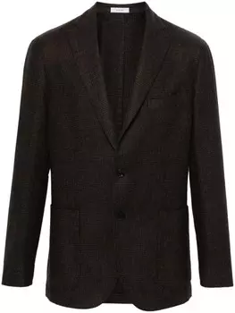 Boglioli клетчатый блейзер, коричневый