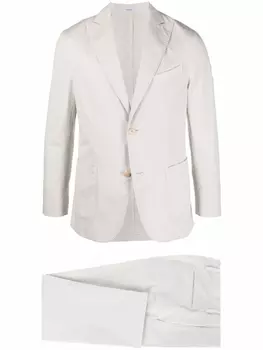 Boglioli костюм с однобортным пиджаком, нейтральный цвет