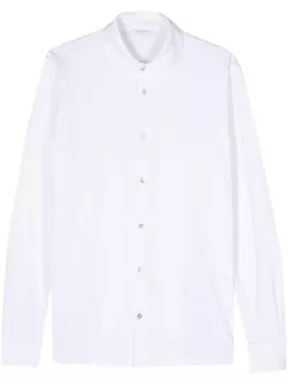 Boglioli long-sleeves cotton shirt, белый