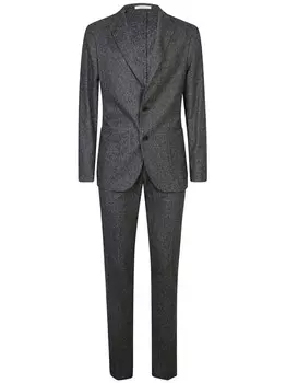 Boglioli однобортный костюм, серый