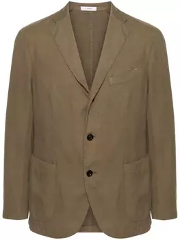 Boglioli однобортный пиджак, зеленый