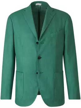 Boglioli однобортный пиджак, зеленый