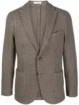Boglioli пиджак в ломаную клетку, нейтральный цвет