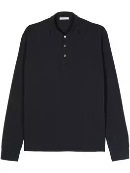 Boglioli рубашка поло с длинными рукавами, синий