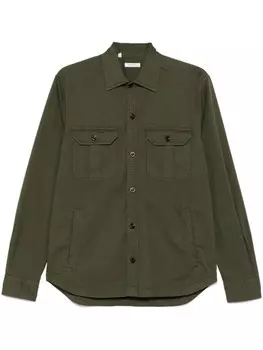 Boglioli твиловая куртка-рубашка, зеленый