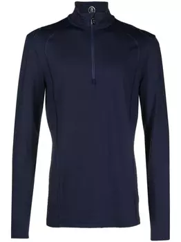 BOGNER спортивная футболка Harry с воротником на молнии, синий