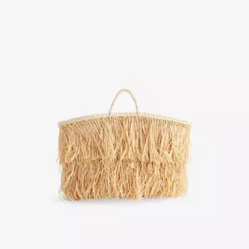 Бохо-сумка Boutique Bonita из пальмового плетения, бежевый