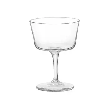 Бокал для коктейля Bormioli Rocco Novecento Fizz, миска для коктейля, 9см, 220 мл, стекло, прозрачный, 6 шт. в упаковке