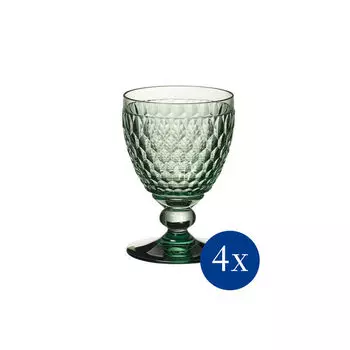 Бокал для красного вина Boston Colored, зеленый, набор из 4 шт Villeroy & Boch, зеленый