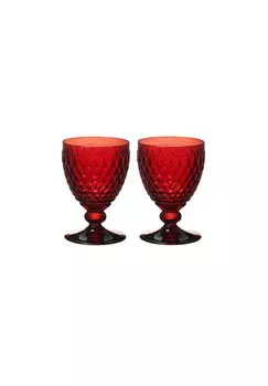 Бокал для красного вина красный, набор из 2 шт. Бостон цветной Villeroy & Boch, красный