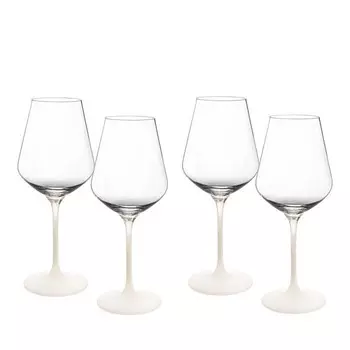 Бокал для красного вина Villeroy & Boch Rock Blanc, набор из 4 шт, белый