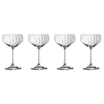 Бокал для шампанского/коктейля Spiegelau Lifestyle Coupette 300 мл, прозрачный (4 шт. в упаковке)