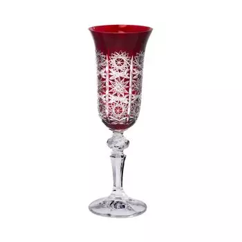 Бокал для шампанского Schleuderstern Laura 150мл красный Cristalica GmbH