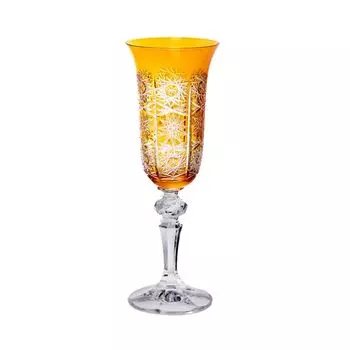 Бокал для шампанского Schleuderstern Laura 150мл желтый Cristalica GmbH