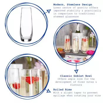 Бокалы Argon, прозрачный