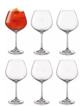 Бокалы BOHEMIA, прозрачный