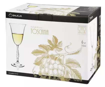 Бокалы BOHEMIA, прозрачный