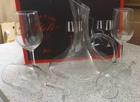 Бокалы DELI, прозрачный