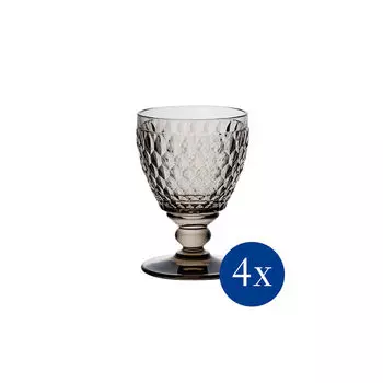 Бокалы для белого вина цвета Boston, дымчатый, набор из 4 предметов Villeroy & Boch, серый