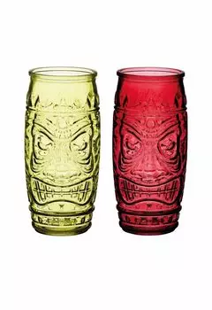 Бокалы для коктейлей BarCraft Tiki 650 мл - 2 шт, зеленый