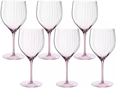 Бокалы для коктейля LEONARDO "POESIA", (набор, 6 шт), 750 мл, 6 шт 10,70х23 см, цвет rose
