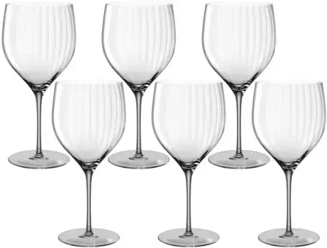 Бокалы для коктейля LEONARDO "POESIA", (набор, 6 шт), 750 мл, 6 шт 10,70х23 см, серый