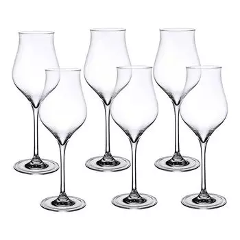 Бокалы для красного вина «Amore» набор 6 шт. (400мл) Cristalica GmbH, прозрачный