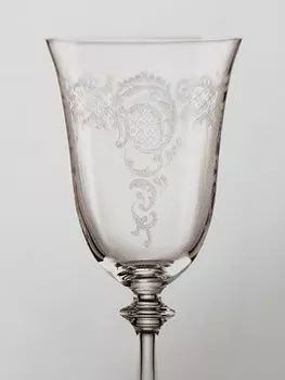 Бокалы для красного вина Бокал для вина Royal C5285 с единым орнаментом, 350 мл, набор из 6 шт. Bohemia Crystalex