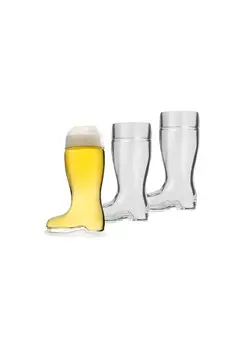 Бокалы для пива Ботинки 250 мл, набор из 3 шт Stlzle Lausitz, прозрачный