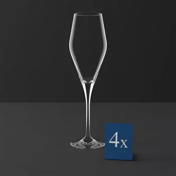Бокалы для шампанского La Divina, 4 шт Villeroy & Boch, прозрачный