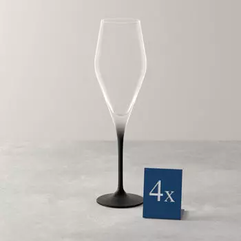 Бокалы для шампанского Manufacture Rock, 260 мл, набор из 4 шт Villeroy & Boch, прозрачный
