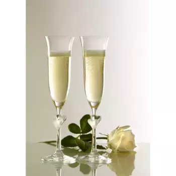 Бокалы для шампанского Stlzle «L'Amour», (набор, 2 шт.), 2 шт, цвет transparent/wei