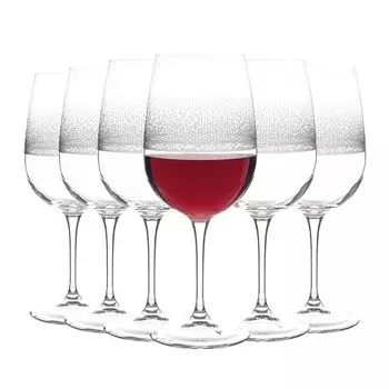 Бокалы для вина Bormioli Rocco Inventa, матовые, 500 мл, белые, 6 шт