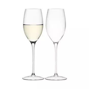 Бокалы для вина и шампанского LSA, набор из 2 шт, белый