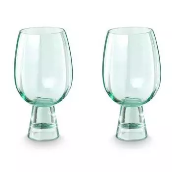 Бокалы для вина в стиле ретро (набор из 2 шт.) Vtwonen, зеленый