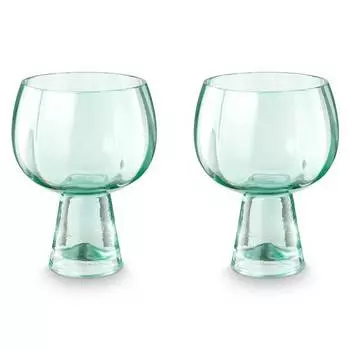 Бокалы для вина в стиле ретро (набор из 2 шт.) Vtwonen, зеленый