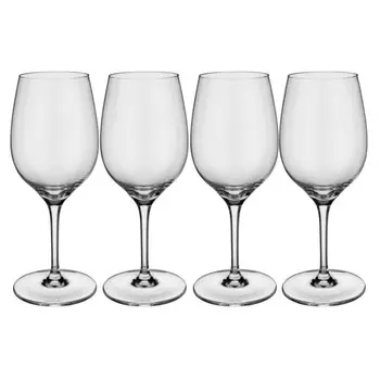 Бокалы Entree Бокалы для белого вина, набор из 4 предметов 186 мм/0,30 л Villeroy & Boch, прозрачный