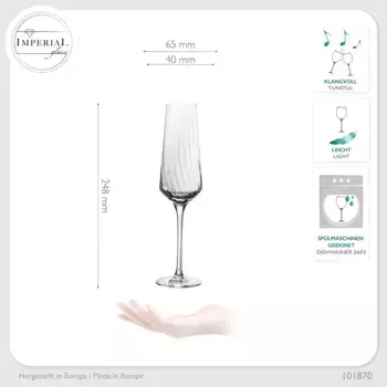 Бокалы IMPERIAL glass, прозрачный