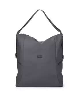 Боковая сумка-рюкзак серого цвета Kcb