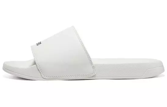 Боковые линии Шлепанцы мужские Белые/Черные Skechers